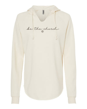 Epic Church 20th Anniversary Hoodie Bone front view