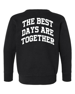 My Little SonShine Crewneck Black back view