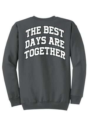 My Little SonShine Crewneck Charcoal back view