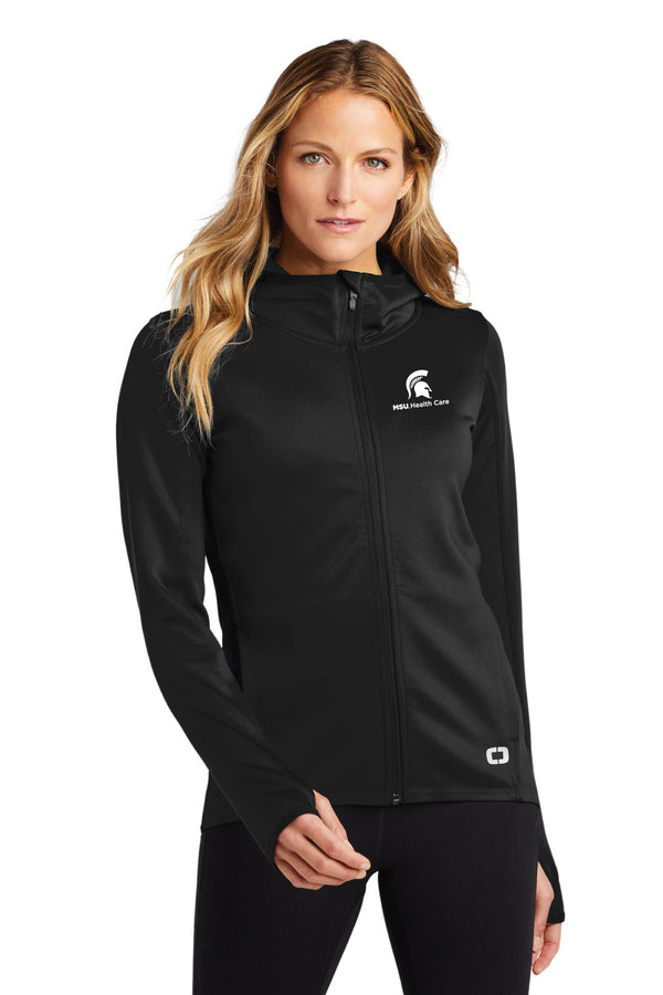 MSU Health Team | Embroidered OGIO Ladies Stealth Full Zip Hooded Jacket