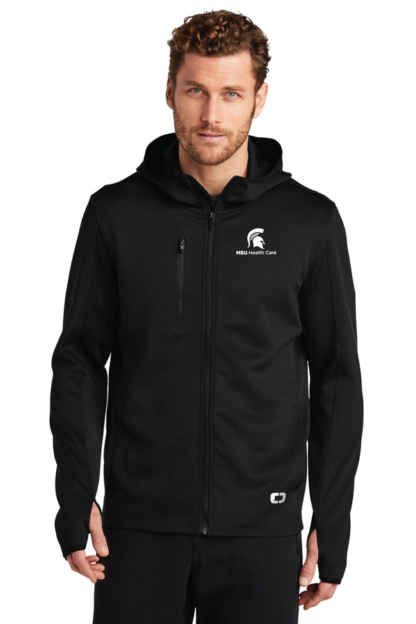 MSU Health Team | Embroidered OGIO Mens Stealth Full Zip Hooded Jacket