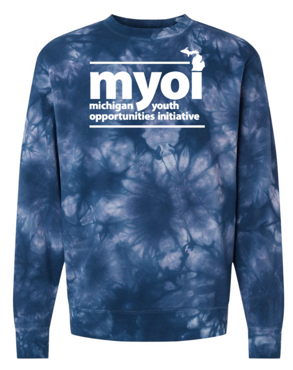 MYOI Fundraiser - Midweight Tie-Dyed Crewneck Sweatshirt