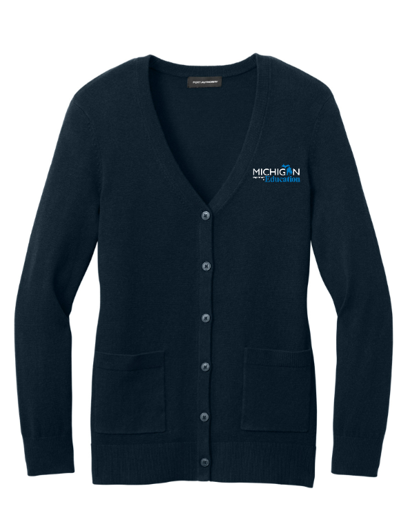 Michigan Department of Education - Women's Easy Care Button Up Cardigan