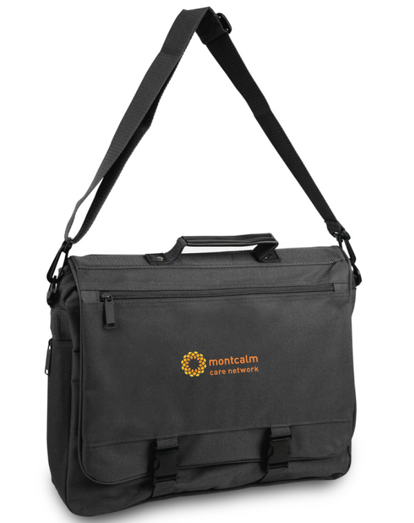 Montcalm Care Network - Expandable Messenger Bag