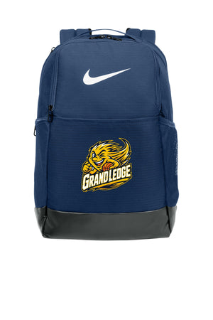 Grand Ledge MS Basketball Player Packs Bag Midnight Navy front view
