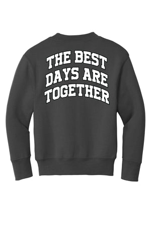 My Little SonShine Crewneck Charcoal back view