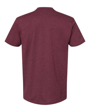 Okemos Fall Staff Shop T-Shirt Heather Maroon back view