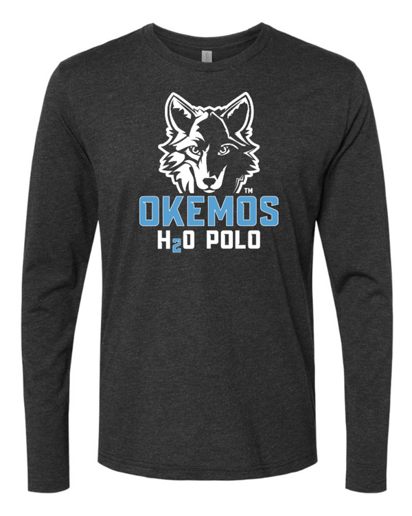 Okemos Water Polo - Adult Unisex Triblend Long Sleeve T-Shirt