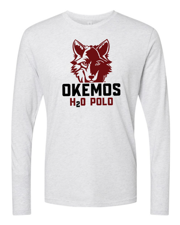 Okemos Water Polo - Adult Unisex Triblend Long Sleeve T-Shirt