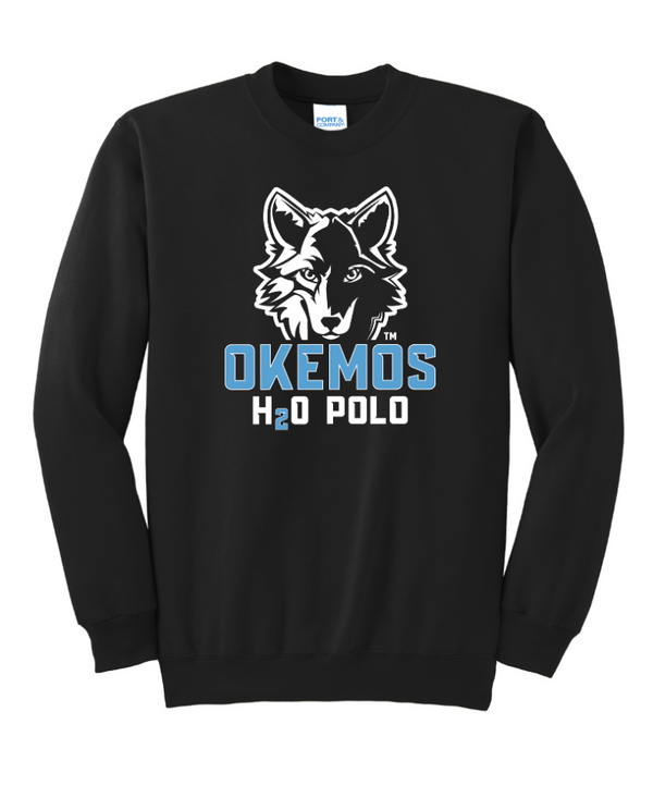 Okemos Water Polo - Adult Unisex Crewneck Sweatshirt (Tall Sizes Available)