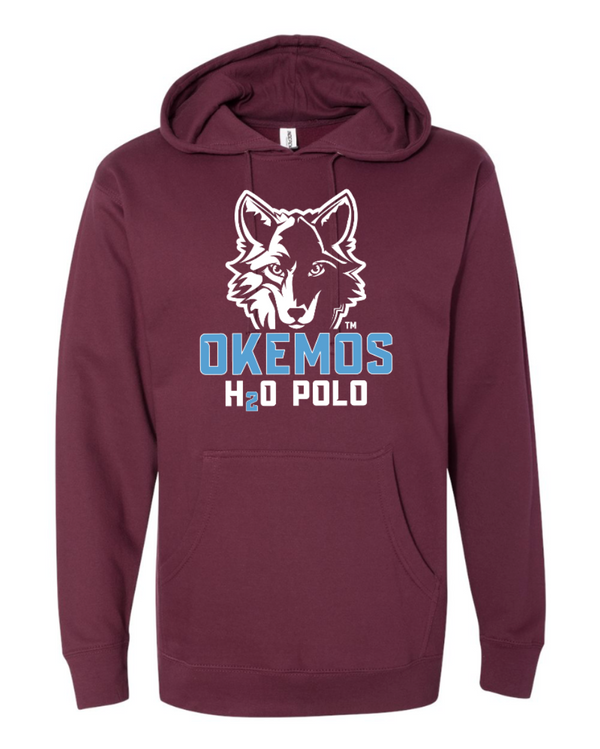 Okemos Water Polo - Adult Unisex Maroon Hoodie