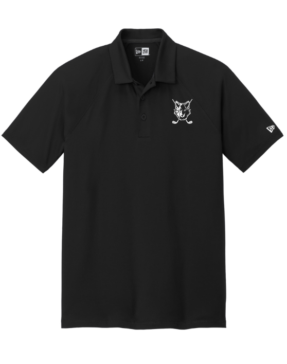 Okemos Girls Golf - Men's Power Polo Black/White