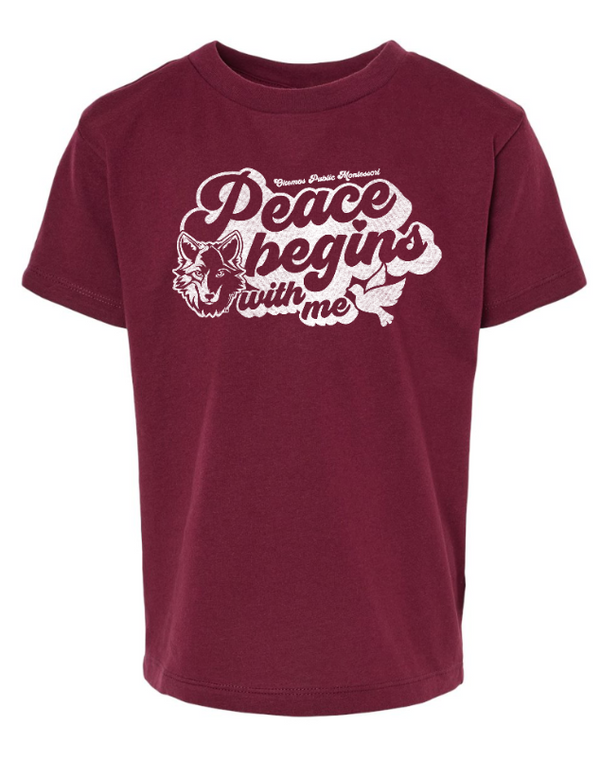 OPM Spiritwear Holiday 2024 - Toddler T-Shirt (Wolf or Peace Design)