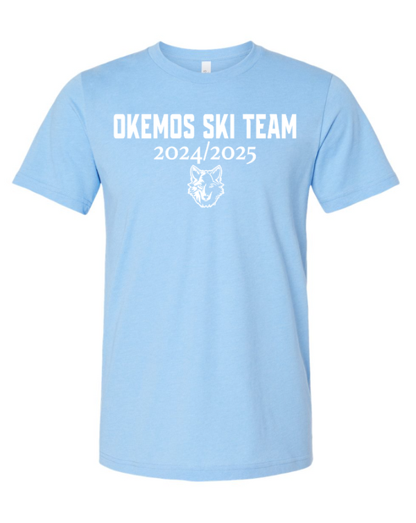 Okemos Ski Apparel - Unisex T-Shirt (Maroon / Blue)