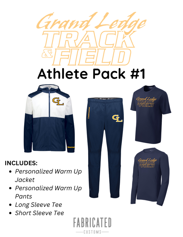 Grand Ledge Track & Field - Athlete Pack #1   *NAME REQUIRED ON PANTS & JACKET*