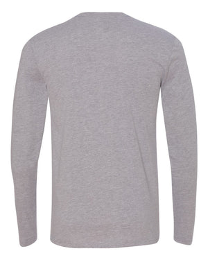 St. Johns Warriors for Christ Long Sleeve Heather Grey back view