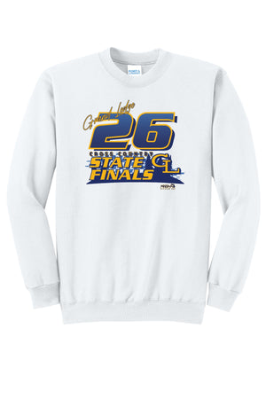 GL Cross Country Finalists Crewneck White front view