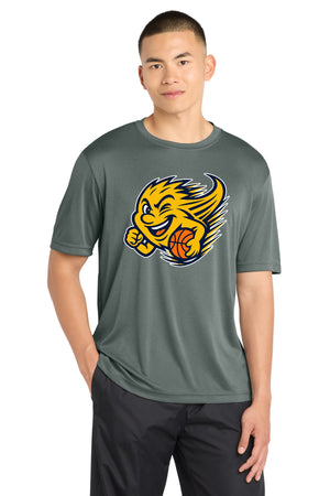 Grand Ledge MS Basketball Player Packs T-Shirt Grey Concrete Heather front view