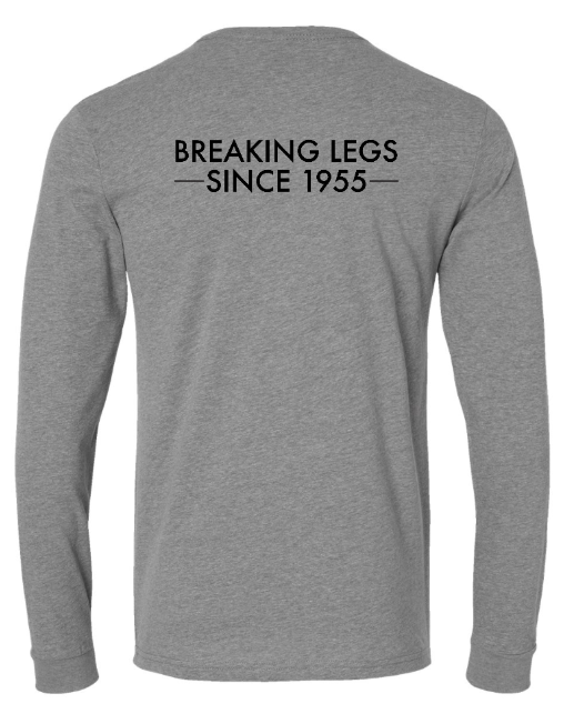 PCP 70 Year Anniversary - Unisex Long Sleeve T-Shirt  (Kelly Green / Dark Grey)