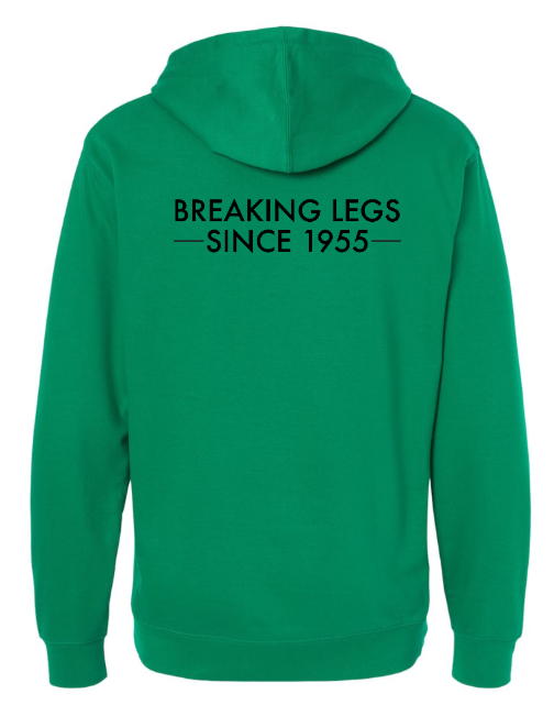 PCP 70 Year Anniversary - Midweight Hoodie  (Kelly Green / Grey)