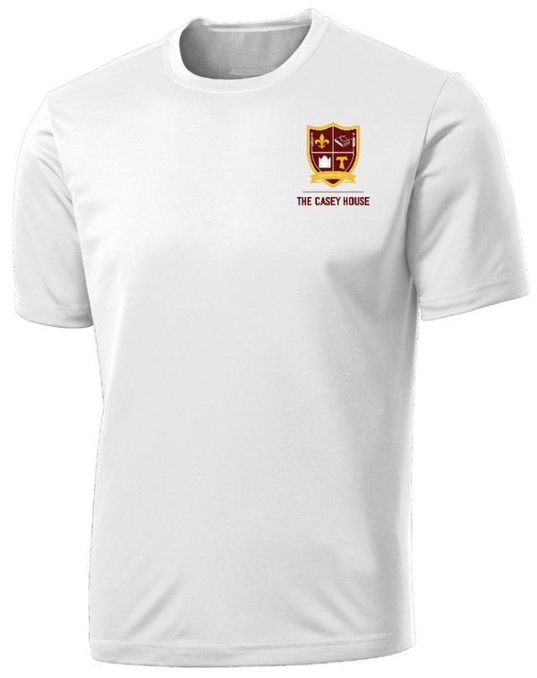 Powers Catholic HS - The Casey House - Unisex Performance T-Shirt  *Maroon / White*