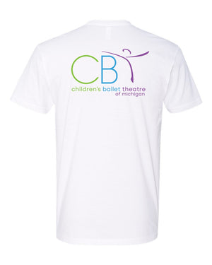 Children's Ballet Theatre T-Shirt White back view