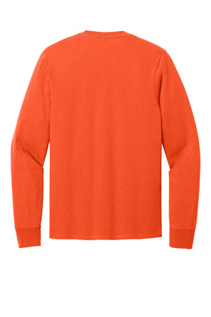 Community Education Apparel Long Sleeve Orange back view