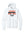 Community Education Apparel Hoodie White front view