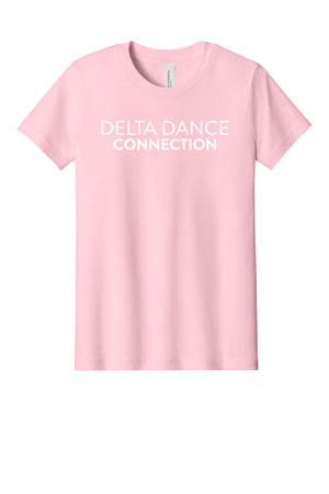 Delta Dance Connection - General T-Shirt Pink front view