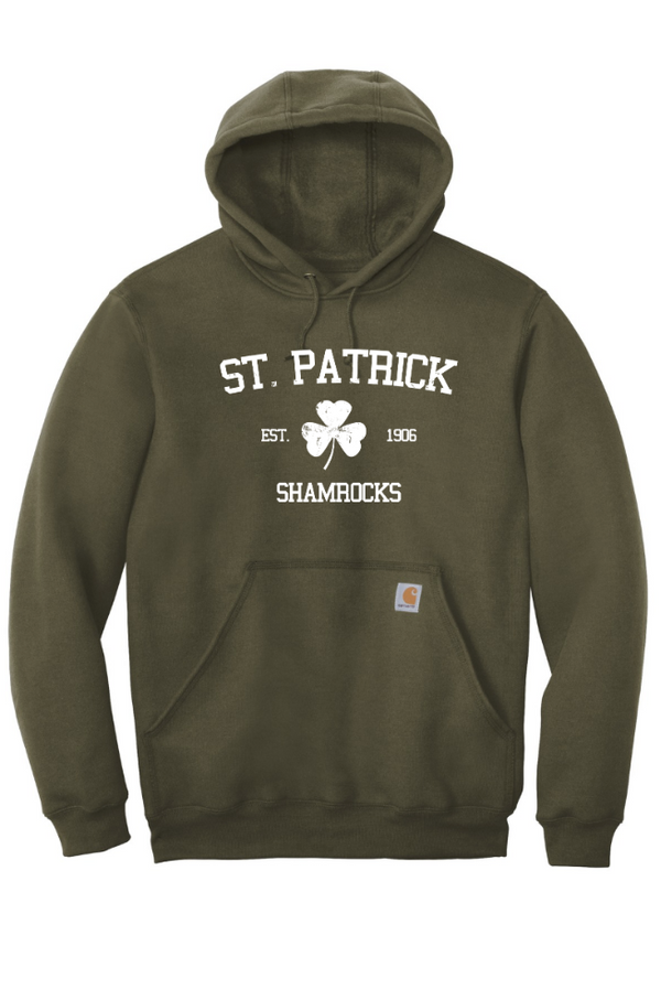 St. Patrick Schools - Adult Unisex Carhartt Mid-Weight Hooded Sweatshirt