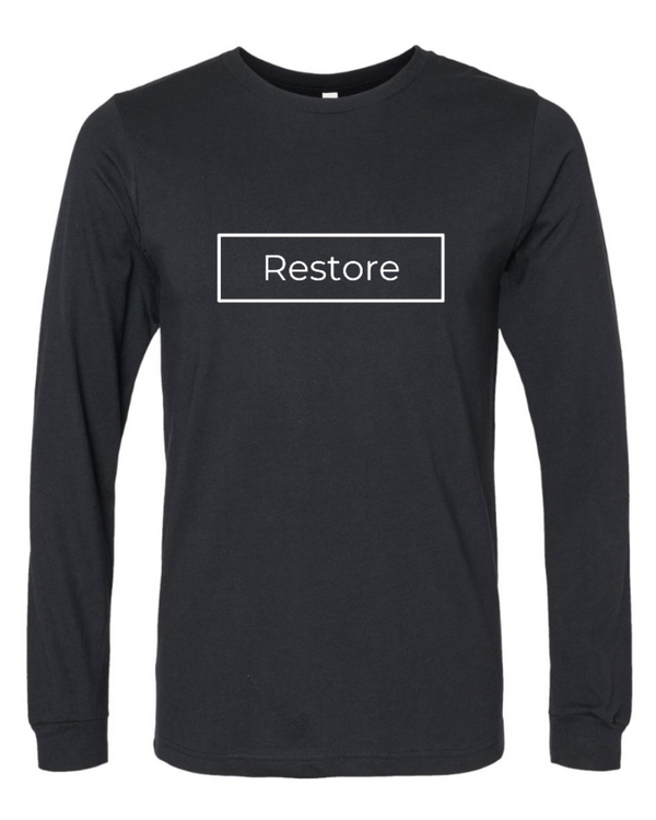 Restore Church - Adult Unisex Cotton Long Sleeve T-shirt