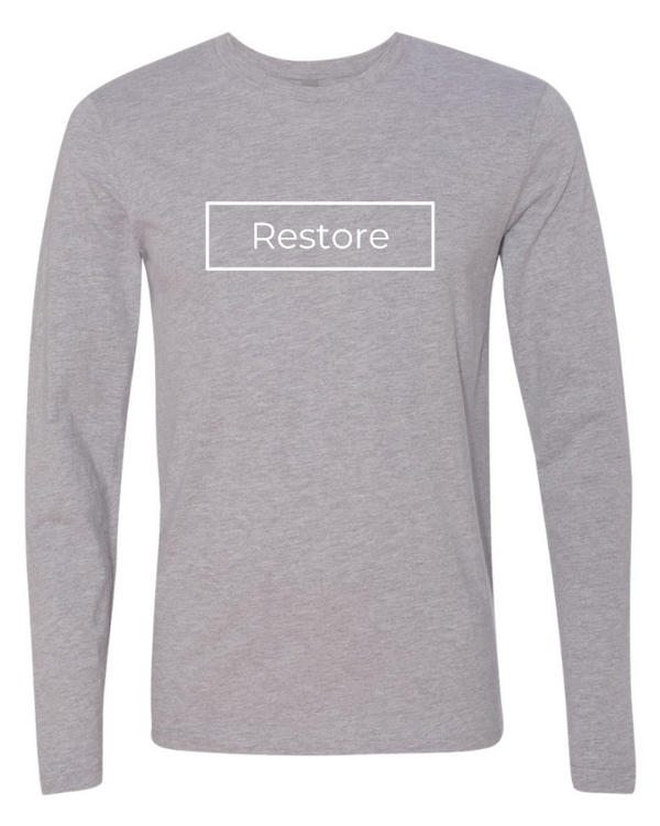 Restore Church - Adult Unisex Cotton Long Sleeve T-shirt