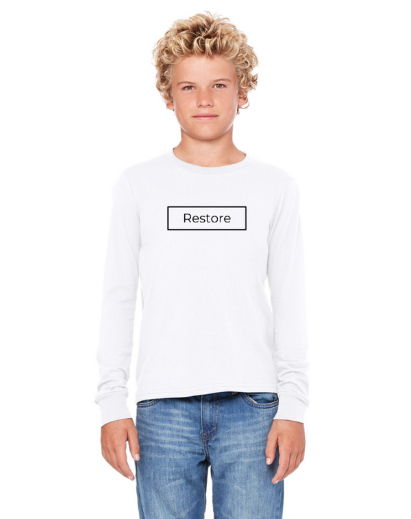 Restore Church - Youth Jersey Long Sleeve T-Shirt
