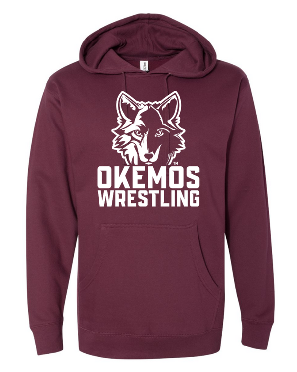 Okemos Wrestling - Adult Unisex Mid-weight Hoodie