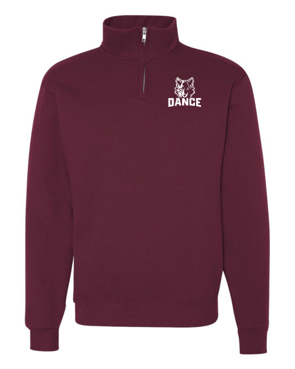 OHS Dance Team - Adult Unisex Cadet Collar Quarter Zip Sweatshirt