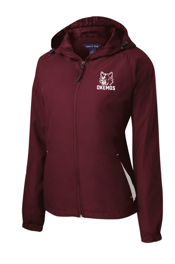 Chippewa Middle School - Ladies Hooded Raglan Jacket