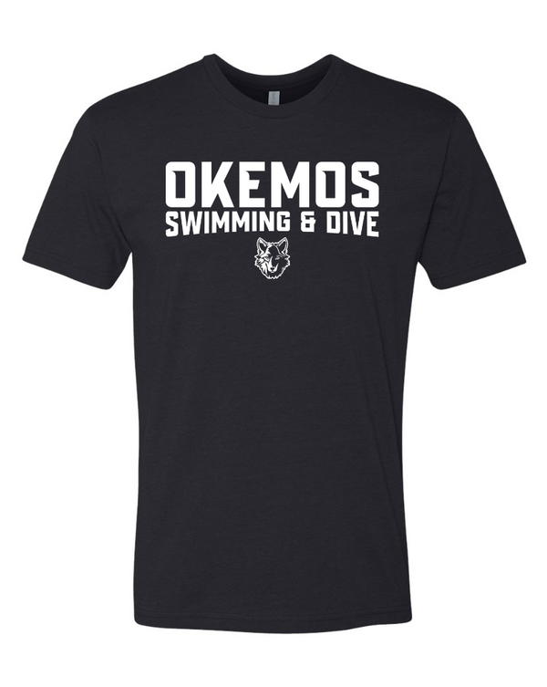 Okemos Swim and Dive - Adult Unisex CVC Short Sleeve Crew