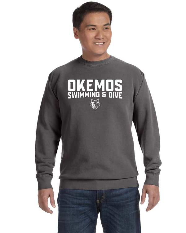 Okemos Swim and Dive - Adult Crewneck Sweatshirt