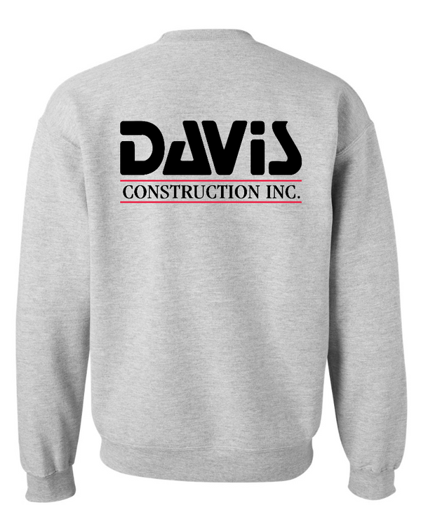 Davis Construction - DryBlend® Crewneck Sweatshirt