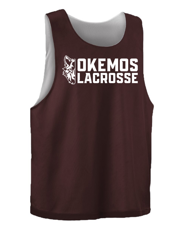 Okemos Girls Lacrosse - Women's Lacrosse Reversible Pinnie