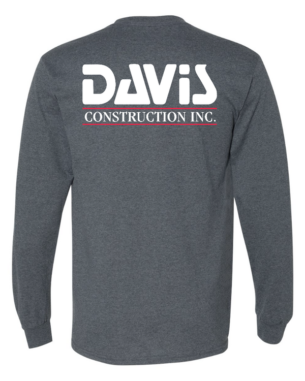 Davis Construction - DryBlend® 50/50 Long Sleeve T-Shirt