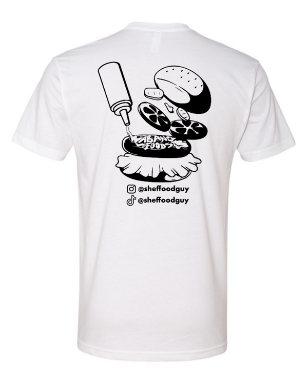 Shef Food Guy - White CVC T-Shirt