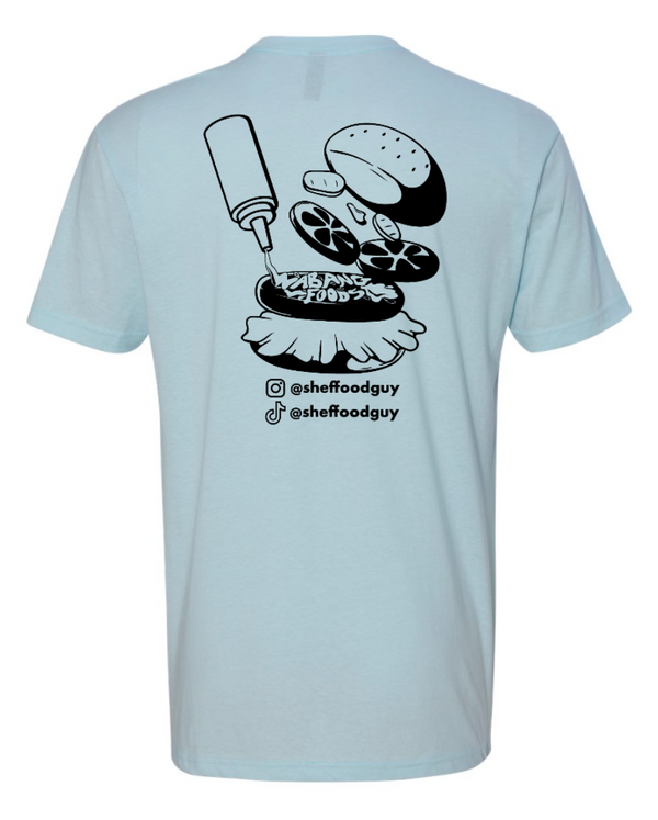 Shef Food Guy - Blue CVC T-Shirt