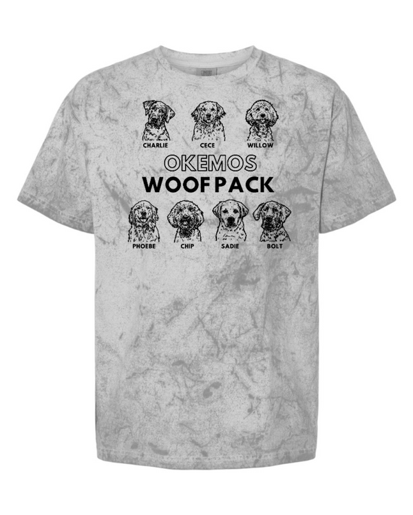 Woof Pack 2024 - Adult Colorblast Heavyweight T-Shirt