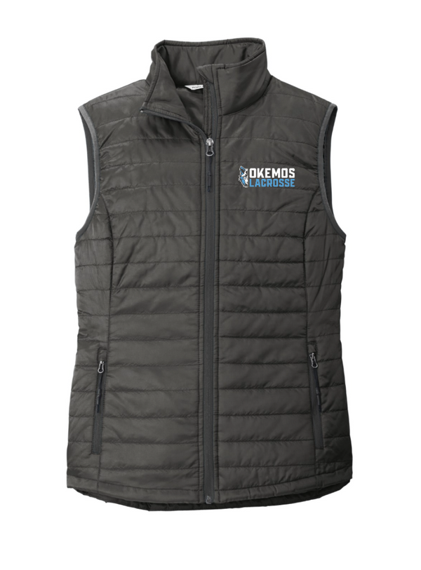 OHS Girl's Lacrosse - Women's Packable Puffy Vest