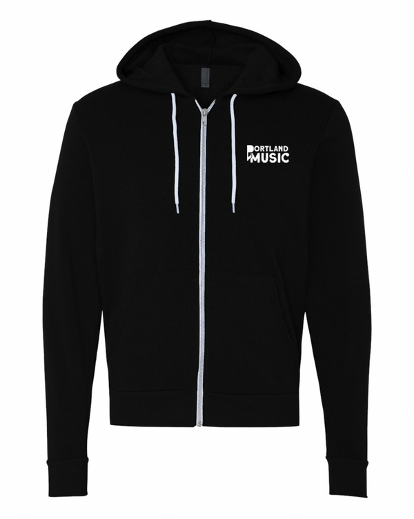 Portland Music - Sponge Fleece Full Zip Hoodie