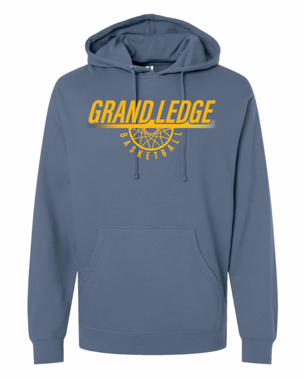 Grand Ledge Basketball 2024 - Blue Midweight Hoodie