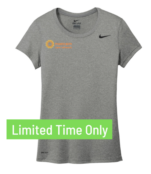 Montcalm Care Network- Nike Women's Tee (Black/ Carbon/ Maroon/ Royal)