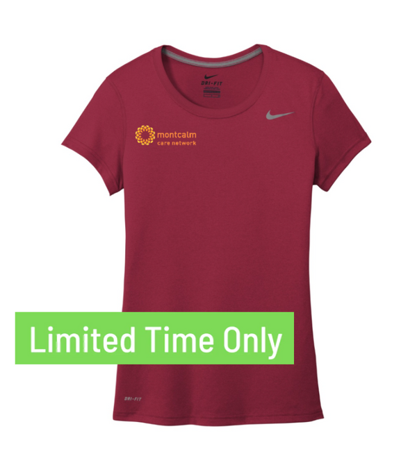 Montcalm Care Network- Nike Women's Tee (Black/ Carbon/ Maroon/ Royal)