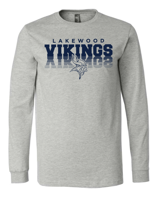 Lakewood Vikings- Unisex Long Sleeve T-Shirt (Mirror Design)